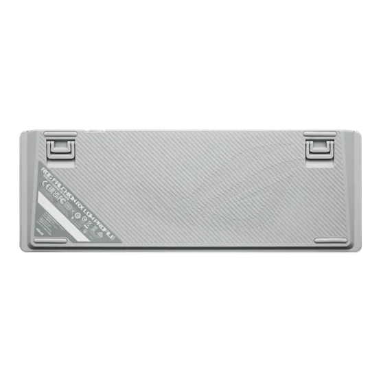 BILL ASUS ROG Falchion RX Low Profile vezeték nélküli billentyűzet - Fehér HU /piros/ - Image 3