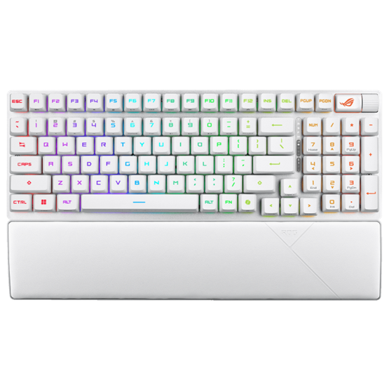 BILL ASUS ROG Strix Scope II 96 RX vezeték nélküli billentyűzet - UK layout - Fehér /ROG RX/ - Image 1