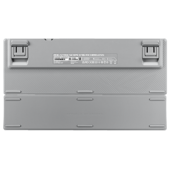 BILL ASUS ROG Strix Scope II 96 RX vezeték nélküli billentyűzet - UK layout - Fehér /ROG RX/ - Image 8