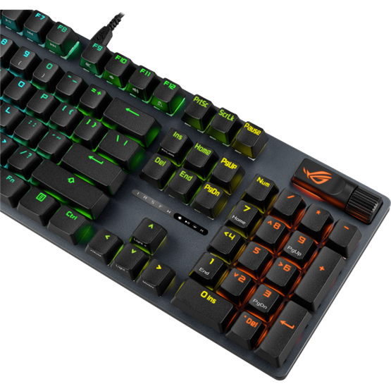 BILL ASUS ROG Strix Scope II X vezetékes billentyűzet - HU /NX SNOW linear V2/ - Image 5