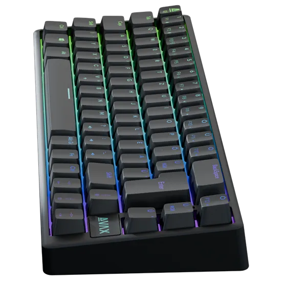 BIL AVAX GM01 65% RGB mechanikus vezetékes billentyűzet Outemu barna switch, magyar kiosztás - Image 4