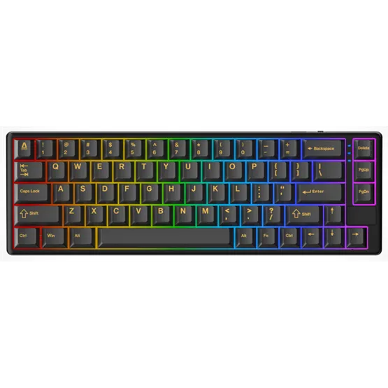 BIL AVAX GM01 PRO 65% RGB tri-mode mechanikus billentyűzet Gateron piros switch, magyar kiosztás
