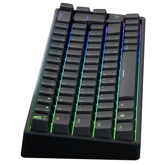 BIL AVAX GM01 PRO 65% RGB tri-mode mechanikus billentyűzet Gateron piros switch, magyar kiosztás - Image 2