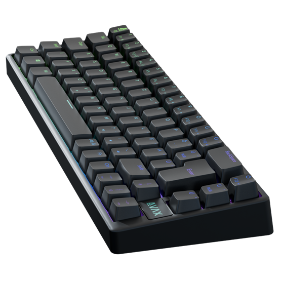 BIL AVAX GM01 PRO 65% RGB tri-mode mechanikus billentyűzet Gateron sárga switch, magyar kiosztás - Image 4