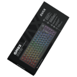 BIL AVAX GM02 75% Gasket RGB mechanikus vezetékes billentyűzet Outemu barna switch, magyar kiosztás - Image 5