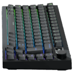 BIL AVAX GM02 PRO 75% Gasket RGB tri-mode mechanikus billentyűzet Gateron piros switch, magyar kiosztás - Image 4