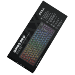 BIL AVAX GM02 PRO 75% Gasket RGB tri-mode mechanikus billentyűzet Gateron sárga switch, magyar kiosztás - Image 5