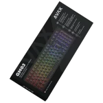 BIL AVAX GM03 98% Gasket RGB mechanikus vezetékes billentyűzet Outemu barna switch, magyar kiosztás - Image 5