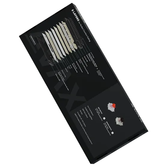 BIL AVAX GM03 98% Gasket RGB mechanikus vezetékes billentyűzet Outemu barna switch, magyar kiosztás - Image 6