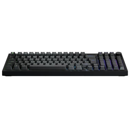 BIL AVAX GM03 98% Gasket RGB mechanikus vezetékes billentyűzet Outemu piros switch, magyar kiosztás