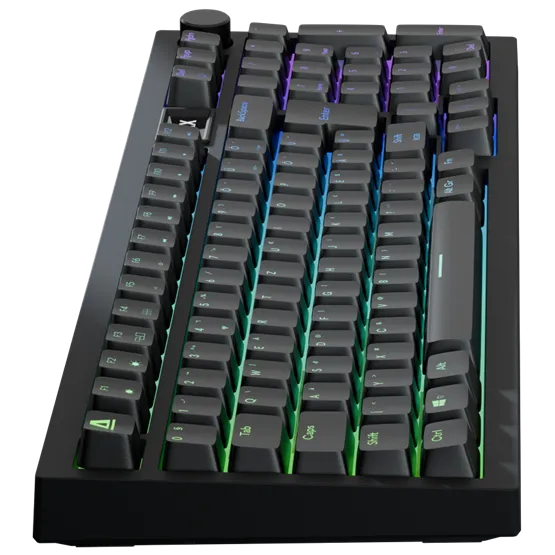 BIL AVAX GM03 PRO 98% Gasket RGB tri-mode mechanikus billentyűzet Gateron piros switch, magyar kiosztás - Image 2