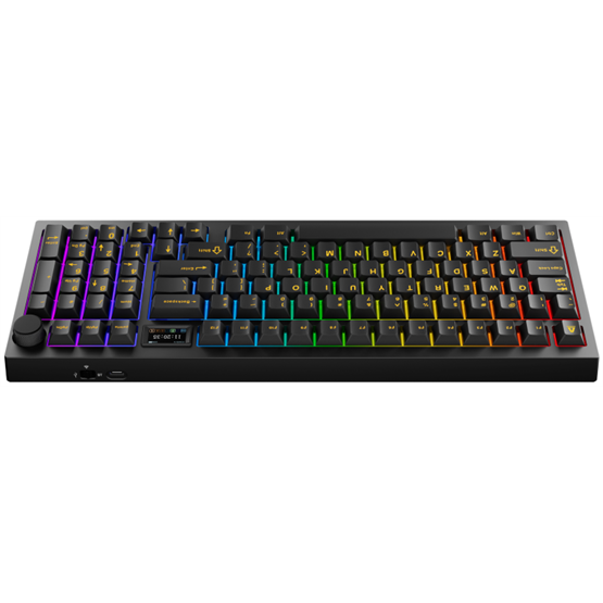 BIL AVAX GM03 PRO 98% Gasket RGB tri-mode mechanikus billentyűzet Gateron piros switch, magyar kiosztás - Image 3
