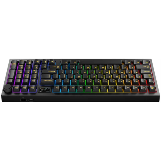 BIL AVAX GM03 PRO 98% Gasket RGB tri-mode mechanikus billentyűzet Gateron piros switch, magyar kiosztás - Image 3