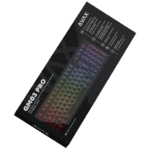 BIL AVAX GM03 PRO 98% Gasket RGB tri-mode mechanikus billentyűzet Gateron piros switch, magyar kiosztás - Image 5