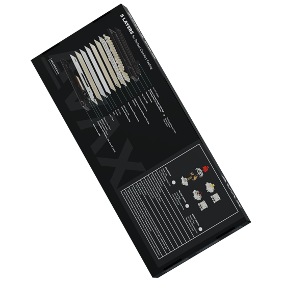 BIL AVAX GM03 PRO 98% Gasket RGB tri-mode mechanikus billentyűzet Gateron piros switch, magyar kiosztás - Image 6