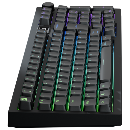 BIL AVAX GM03 PRO 98% Gasket RGB tri-mode mechanikus billentyűzet Gateron sárga switch, magyar kiosztás - Image 2