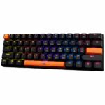 BILL Baracuda BGK-03121B/BL-US DOLPHIN-B - Mechanikus gamer billentyűzet kék kapcsolóval - Fekete - US - Image 2