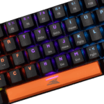 BILL Baracuda BGK-03121B/BL-US DOLPHIN-B - Mechanikus gamer billentyűzet kék kapcsolóval - Fekete - US - Image 3