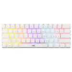 BILL Baracuda BGK-03211W/R-US DOLPHIN-W - Mechanikus gamer billentyűzet piros kapcsolóval - Fehér - US