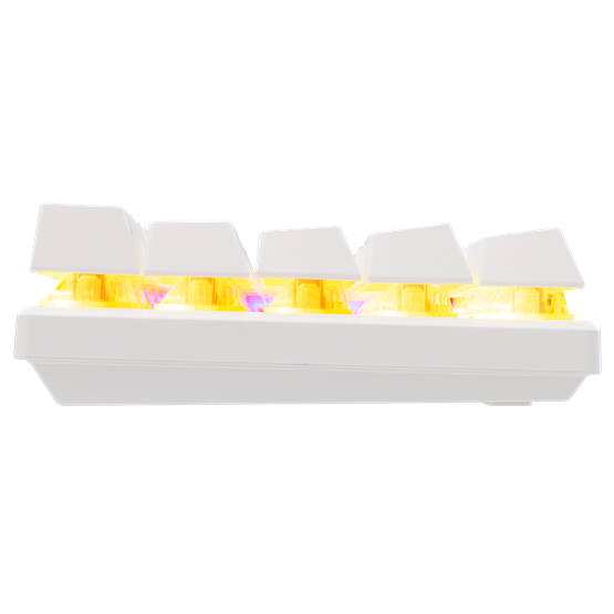 BILL Baracuda BGK-03211W/R-US DOLPHIN-W - Mechanikus gamer billentyűzet piros kapcsolóval - Fehér - US - Image 6