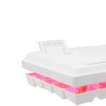 BILL Baracuda BGK-03211W/R-US DOLPHIN-W - Mechanikus gamer billentyűzet piros kapcsolóval - Fehér - US - Image 7