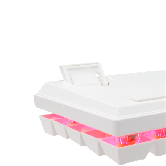 BILL Baracuda BGK-03211W/R-US DOLPHIN-W - Mechanikus gamer billentyűzet piros kapcsolóval - Fehér - US - Image 7