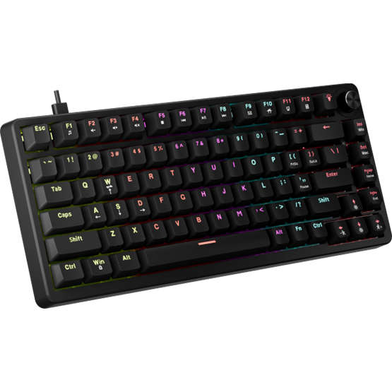 BILL MARVO Arma 82 vezetékes gaming billentyűzet - Fekete - US /TNT Peach linear/ - Image 2