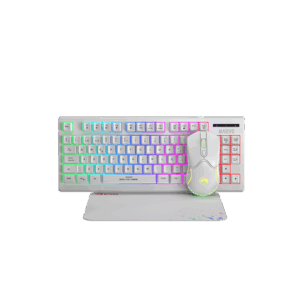 BILL MARVO Loot 30 billentyűzet+egér+egérpad combo - Fehér - UK /Membrán/
