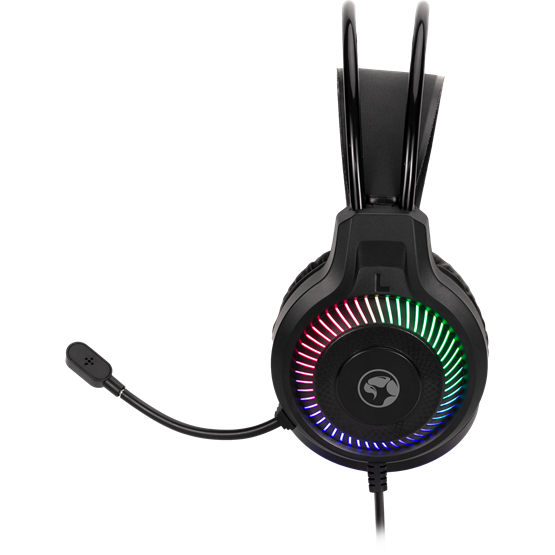 BILL MARVO Loot 40 billentyűzet+egér+egérpad+fejhallgató combo - Fekete - UK /Membrán/ - Image 4