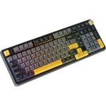 BILL MARVO TITAN 98 vezeték nélküli gaming billentyűzet - Fekete - US /Banana Crystal Linear/ - Image 7