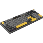 BILL MARVO TITAN 98 vezeték nélküli gaming billentyűzet - Fekete - US /Banana Crystal Linear/ - Image 3