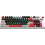 BILL MONKA Storm vezeték nélküli gaming billentyűzet - Fehér - US /MONKA Violet Linear/ - Image 6