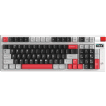 BILL MONKA Storm vezeték nélküli gaming billentyűzet - Fehér - US /MONKA Violet Linear/ - Image 7