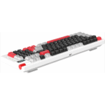 BILL MONKA Storm vezeték nélküli gaming billentyűzet - Fehér - US /MONKA Violet Linear/ - Image 3