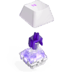 BILL NZXT Function 2 billentyűzet - fehér - UK layout - KB-001NW-UK - Image 5