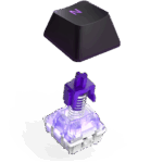 BILL NZXT Function 2 billentyűzet - fekete - UK layout - KB-001NB-UK - Image 5