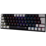 BILL White Shark GK-002123V2-B-G/BL-HU WAKIZASHI-2 vezetékes mechanikus gamer billentyűzet - fekete/szürke - HU /kék/ - Image 2