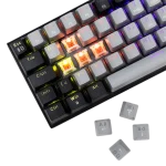 BILL White Shark GK-002713V2-G-B/R-HU WAKIZASHI-2 vezetékes mechanikus gamer billentyűzet - fekete - HU - Image 3