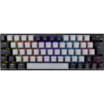 BILL White Shark GK-002723V2-G-B/BL-HU WAKIZASHI-2 vezetékes mechanikus gamer billentyűzet - szürke/fekete - HU /kék/