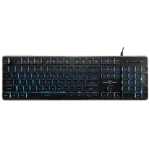 BILL White Shark GK-003141B-US TACHI vezetékes membrán gamer billentyűzet - fekete - US