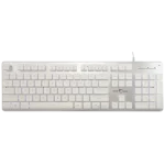 BILL White Shark GK-003241W-US TACHI vezetékes membrán gamer billentyűzet - fehér - US