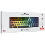 BILL White Shark GK-004113B/R-HU SHINOBI-2 vezetékes mechanikus gamer billentyűzet - fekete - HU /piros/ - Image 9