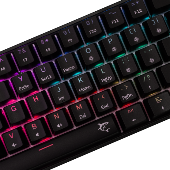 BILL White Shark GK-004113B/R-HU SHINOBI-2 vezetékes mechanikus gamer billentyűzet - fekete - HU /piros/ - Image 2