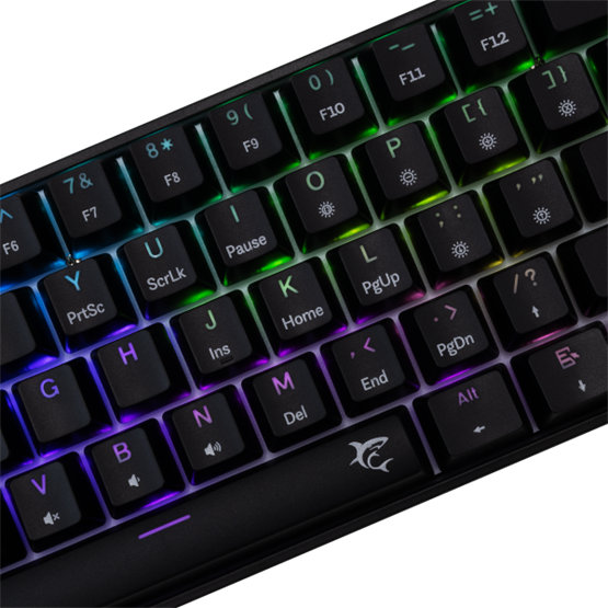 BILL White Shark GK-004123B/BL-HU SHINOBI-2 vezetékes mechanikus gamer billentyűzet - fekete - HU /kék/ - Image 2