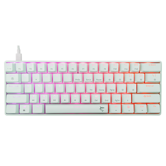 BILL_White_Shark_GK-004211WR-US_SHINOBI-2_vezetekes_mechanikus_gamer_billentyuzet_-_feher_-_US-i752134.png BILL White Shark GK-004211W/R-US SHINOBI-2 vezetékes mechanikus gamer billentyűzet - fehér - US - Image 1