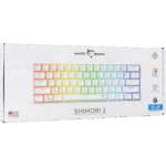 BILL White Shark GK-004223W/BL-HU SHINOBI-2 vezetékes mechanikus gamer billentyűzet - fehér - HU /kék/ - Image 8