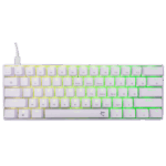 BILL White Shark GK-004231W/BR-US SHINOBI-2 vezetékes mechanikus gamer billentyűzet - fehér - US