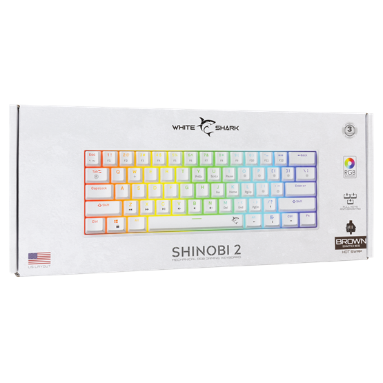 BILL_White_Shark_GK-004231WBR-US_SHINOBI-2_vezetekes_mechanikus_gamer_billentyuzet_-_feher_-_US-i752074.png BILL White Shark GK-004231W/BR-US SHINOBI-2 vezetékes mechanikus gamer billentyűzet - fehér - US - Image 5