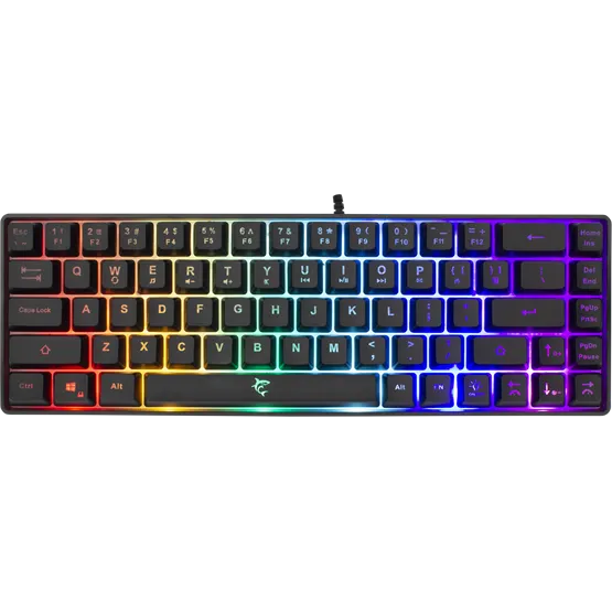 BILL White Shark GK-2201B-HU RONIN vezetékes membrán gamer billentyűzet - fekete - HU