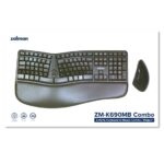 BILL Zalman ZM-K690M Magyar Ergonomikus Billentyűzet + egér Kombó (B-típusú egérrel)